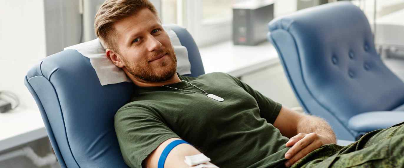 Patient Getting Blood Drawn